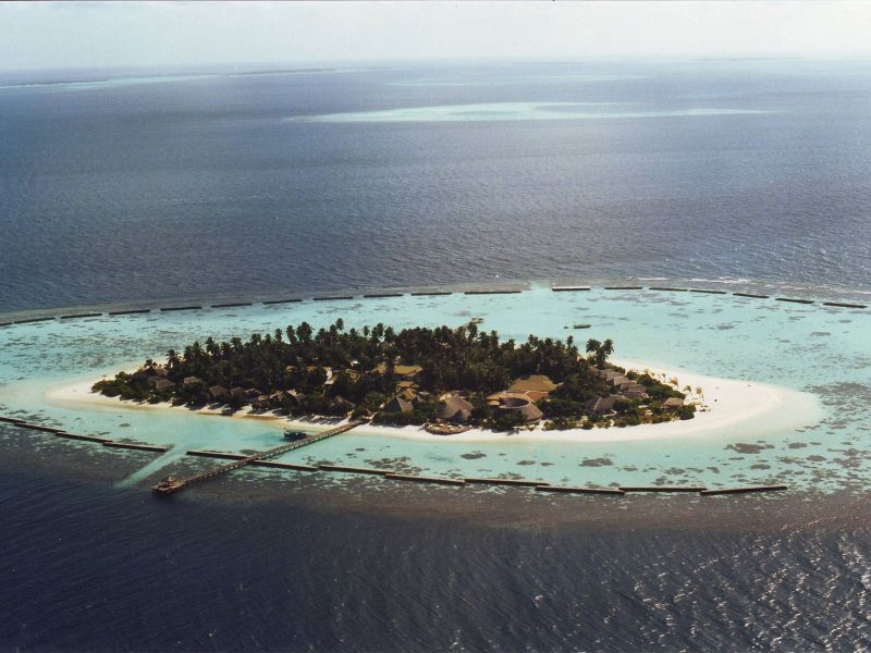Atolldagi orol, Maldiv orollari