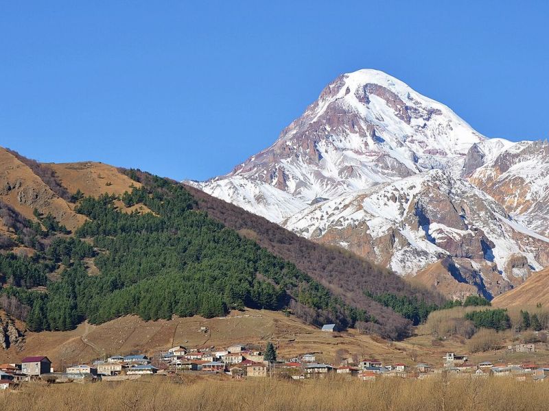 Qozbek tog‘i, Gruziya