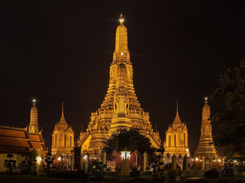 Vat Arun ibodatxonasi, Bangkok, Tailand