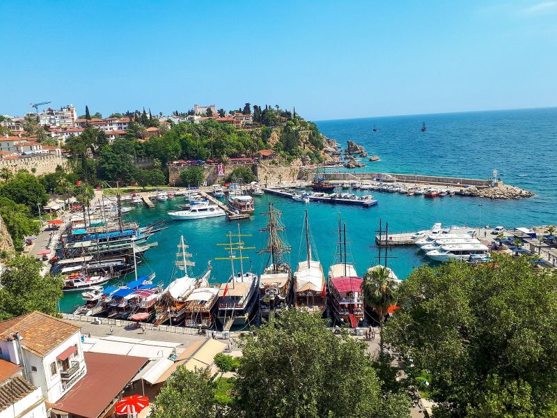 Antaliya eski bandargohi, Turkiya